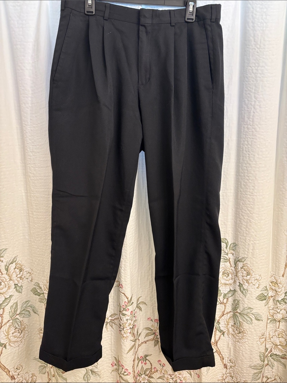 Dockers Black Pleated Dress Pants